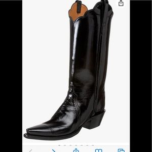 SOLD Lucchese Classics Black Triad Cowboy Boots
